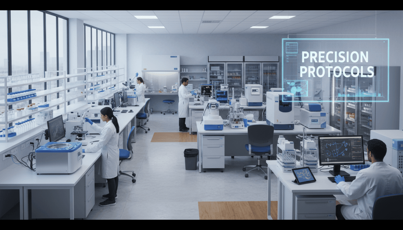 Modern pharmaceutical laboratory